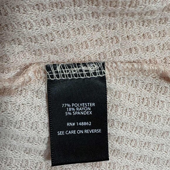 Torrid Pink Ribbed Long Sleeve Blouse - Picture 12 of 13